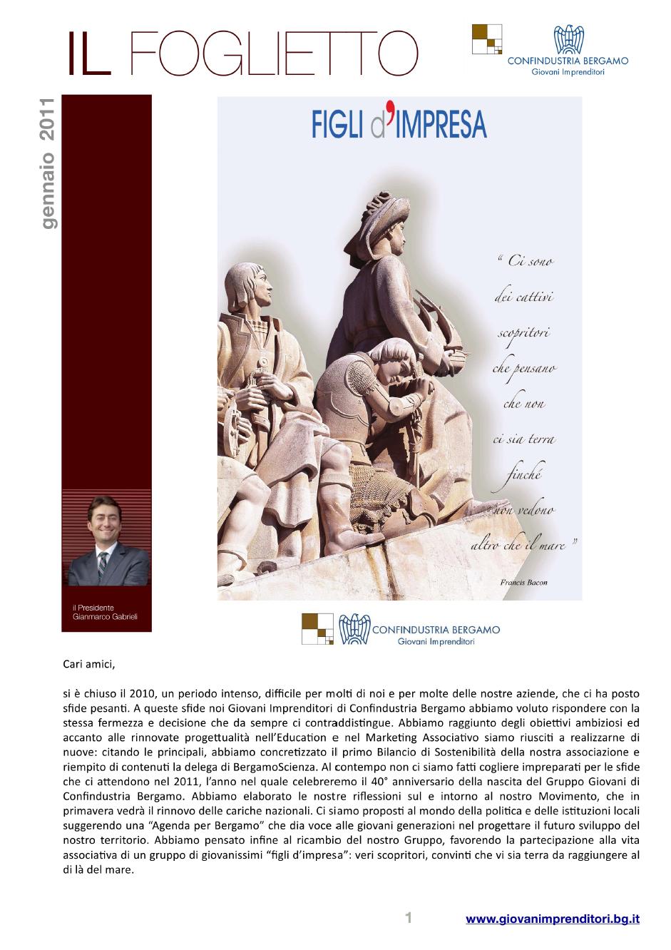 Il Foglietto gennaio 2011