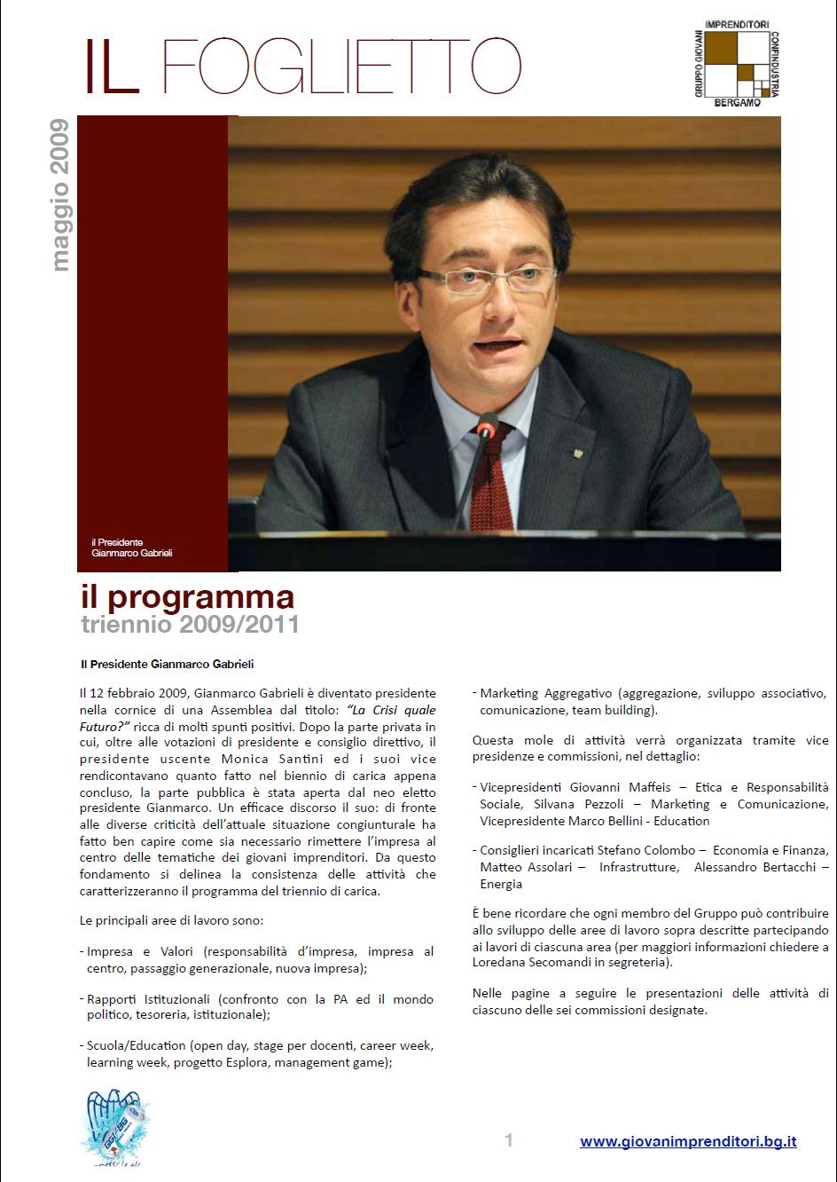 Il Foglietto maggio 2009