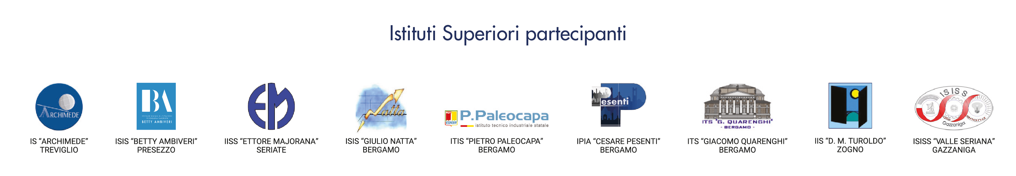 Istituti Superiori partecipanti al Bergamo Job Festival 2026