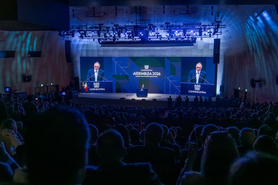 Assemblea di Confindustria 2026 al Roma Convention Center La Nuvola